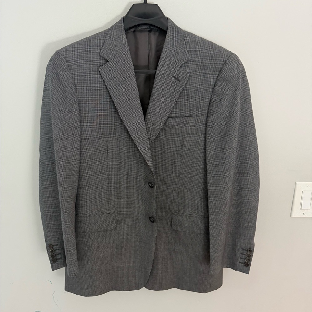Canali Gray Suit Jacket Blazer 54R/44R US